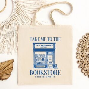 To The Bookstore Tote Bag